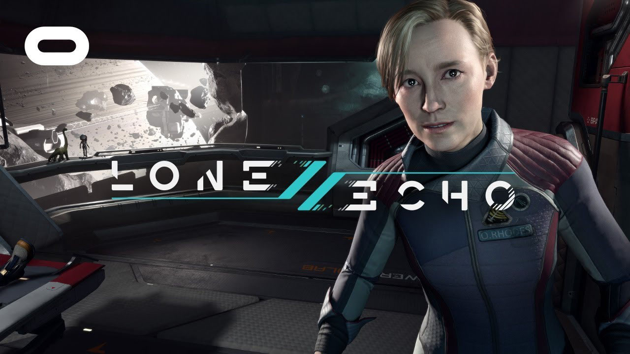 Lone Echo Lone Echo is a 2017 virtual reality adventure game developed by Ready At Dawn, and published by Oculus Studios. Set aboard a space station orbiting Sa...